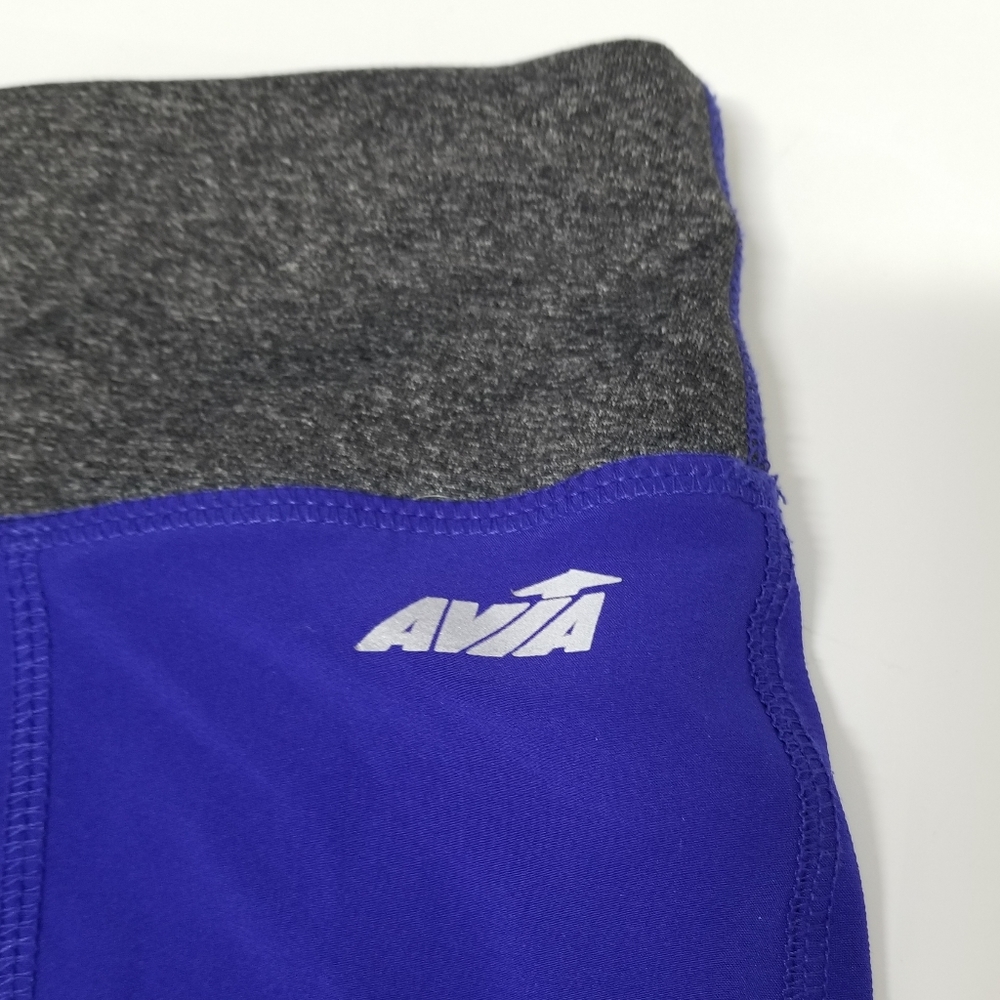 AVIA Cobalt Blue & Heathered Gray Performance 3" Running Short S - Picture 6 of 11